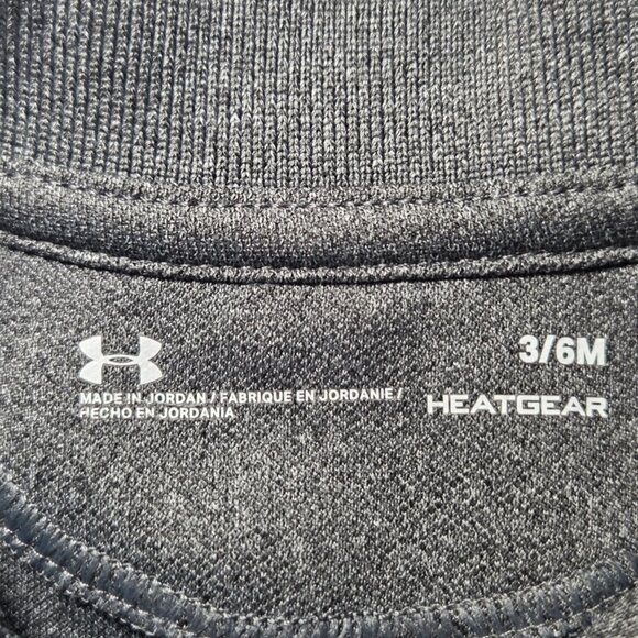 Baby Under Armour Polo Bodysuit Dark Gray 3/6 Months NWOT - Picture 5 of 7